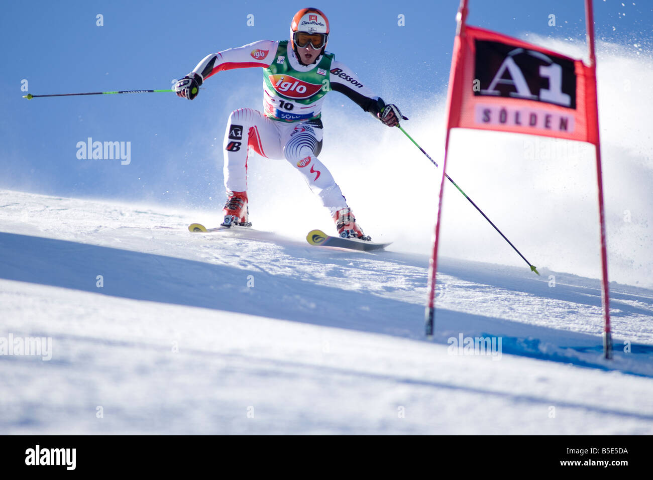 SOELDEN AUSTRIA OTT 26 Hannes Reichelt AUT competere nel mens slalom gigante a Rettenbach Foto Stock