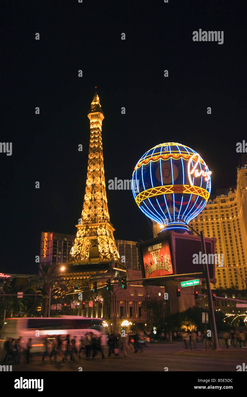 Hotel Parigi con mini tour Eiffel, la striscia (Las Vegas