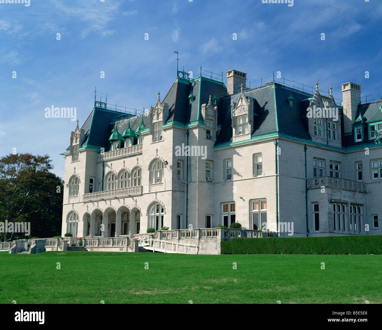 Il marmo casa costruita nel 1892 per William K Vanderbilt Newport Rhode Island New England USA F Hall Foto Stock