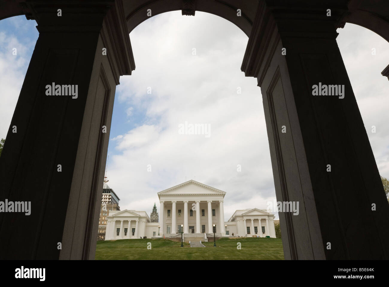 Virginia State Capitol, Richmond, Virginia, Stati Uniti d'America, America del Nord Foto Stock