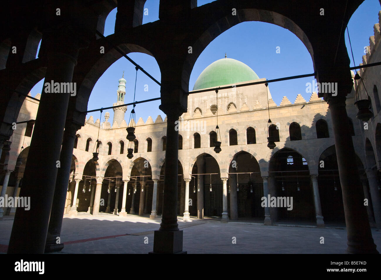 La moschea di un Nasir Mohammed nella Cittadella del Cairo in Egitto Foto Stock
