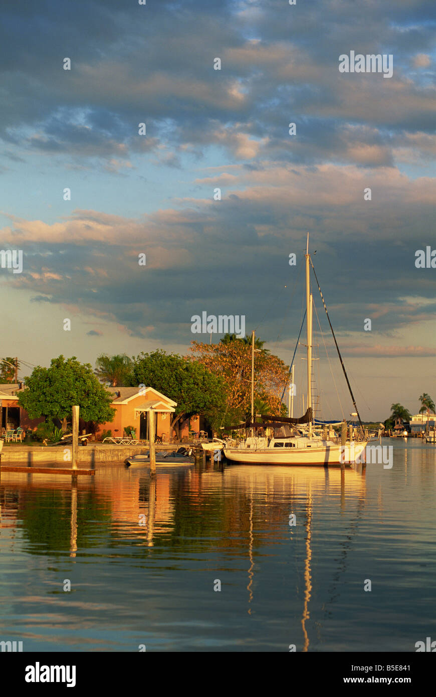 L'isola del tesoro un ingresso di Boca Ciega Bay St Petersburg Florida USA Ruth Tomlinson Foto Stock