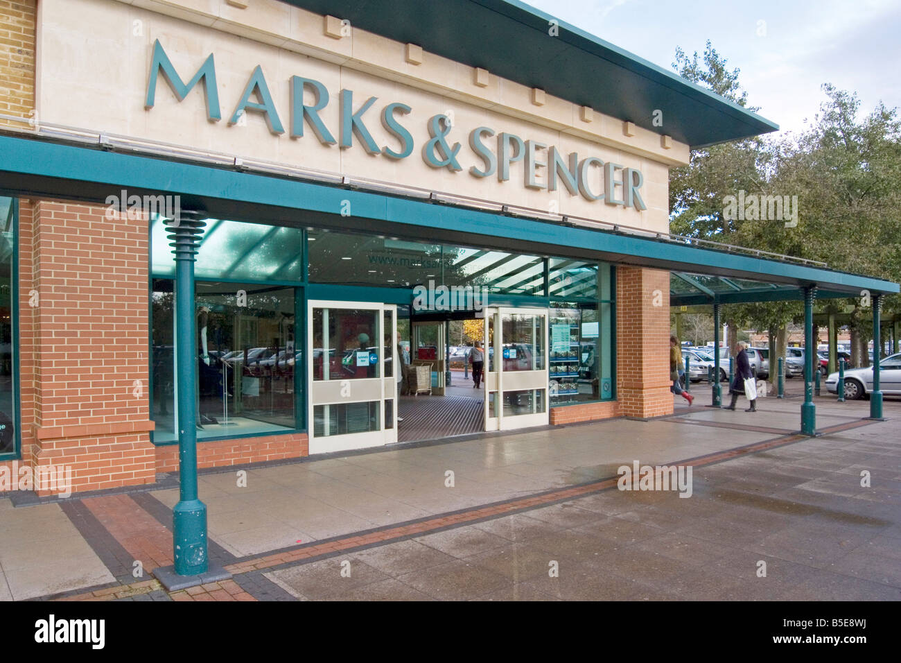 Marks & Spencer shop ingresso Foto Stock