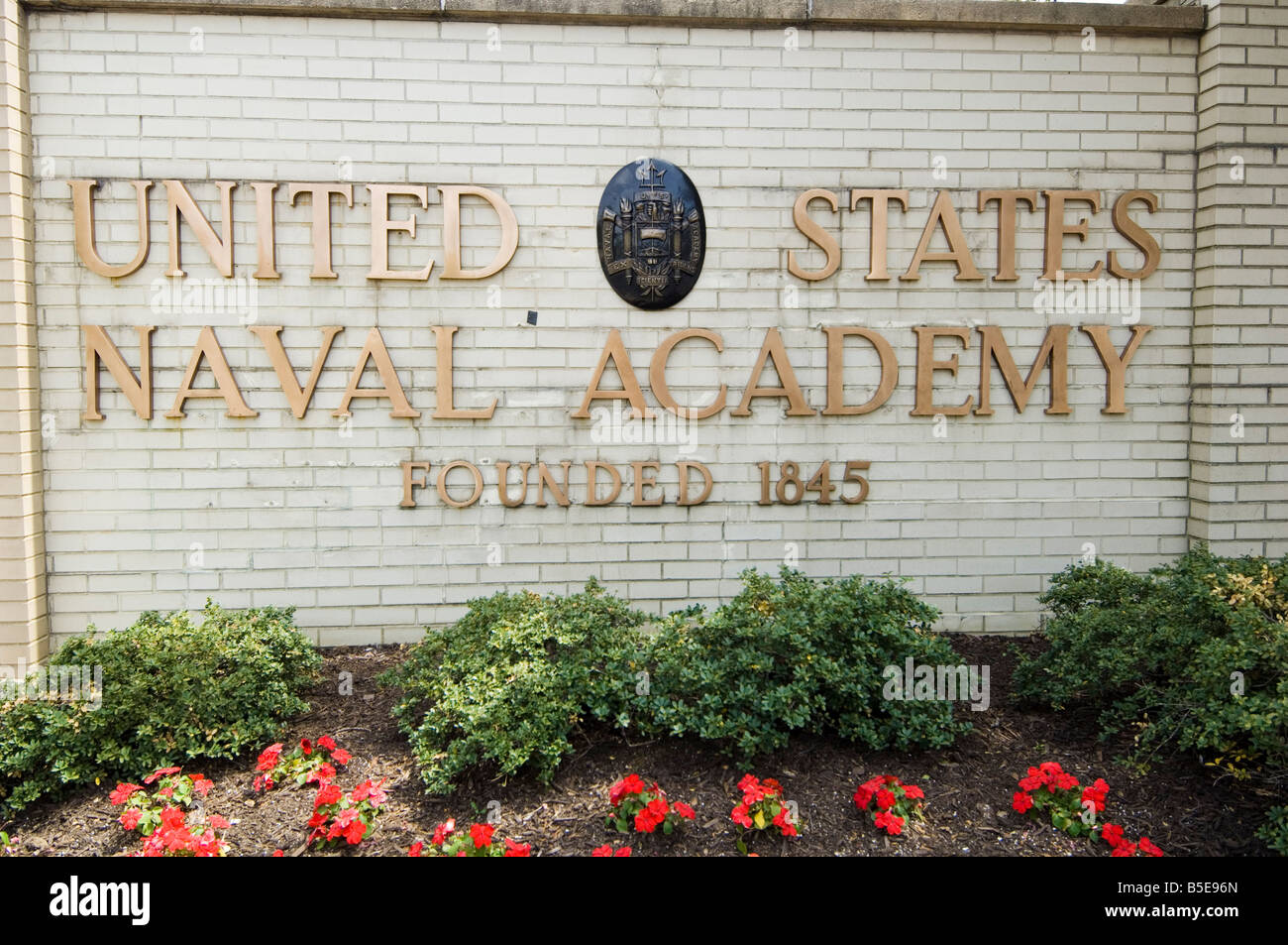 Navale degli Stati Uniti, Acadamy Annapolis, Maryland, USA, America del Nord Foto Stock