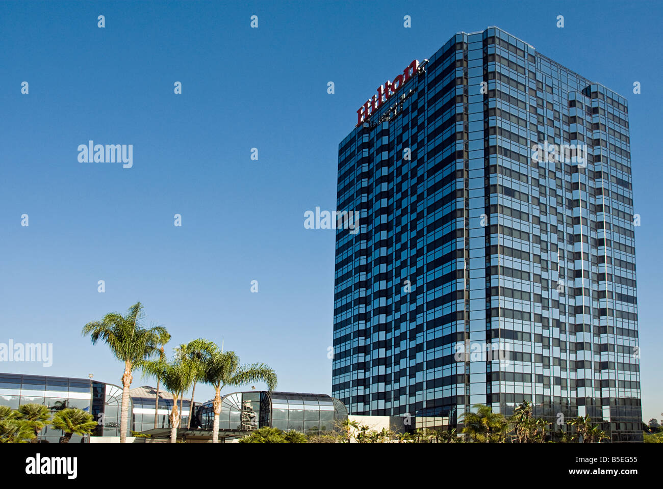 Hilton Hotel Universal City CA . Gli Universal Studios di Hollywood, Citywalk Foto Stock
