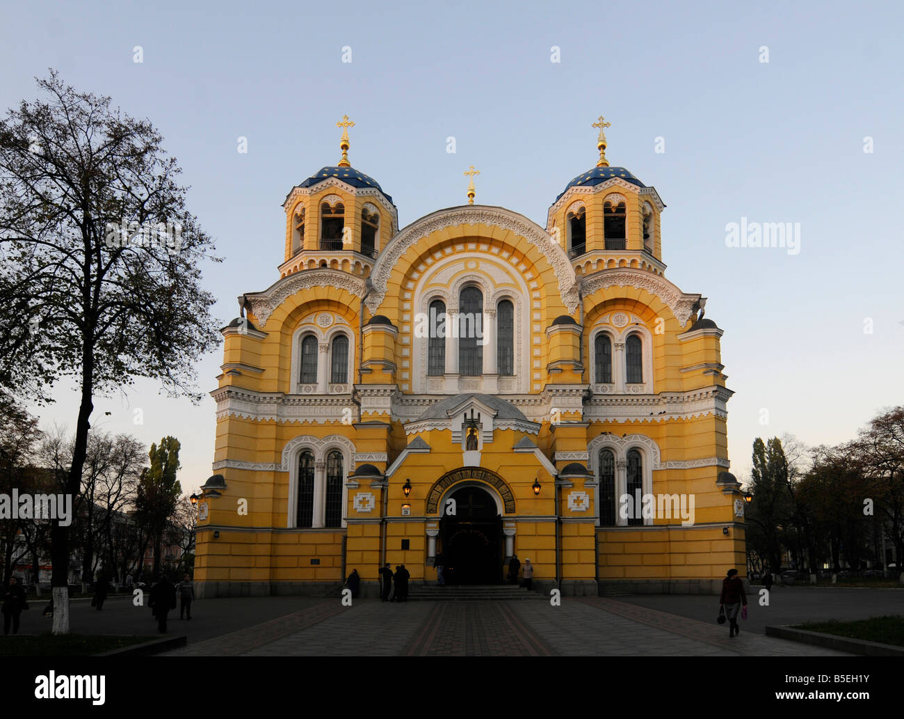 Foto di San Vladimiro cattedrale nel centro di Kiev, Ucraina Foto Stock