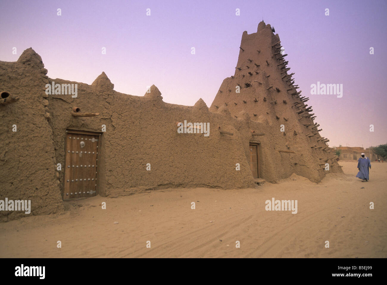 Elk150 2996 Mali Tombouctou Timbuktu Moschea Sankore xvi c Foto Stock