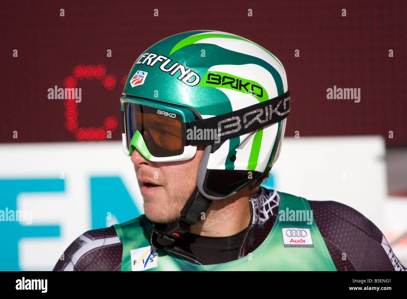 SOELDEN AUSTRIA OTT 26 Bode Miller Stati Uniti d'America in competizione nella mens slalom gigante presso il Ghiacciaio Rettenbach Foto Stock