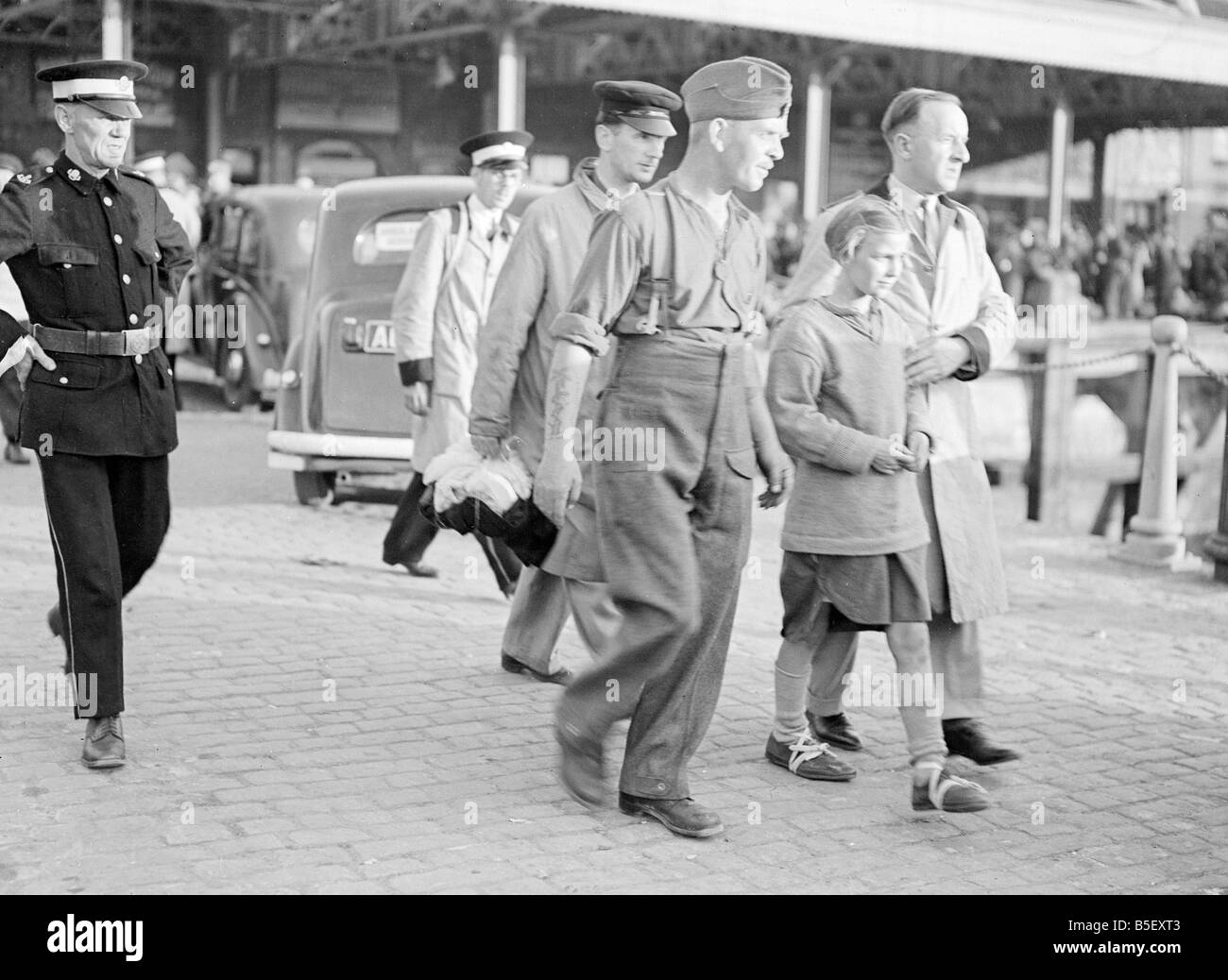 British forze Expeditionary ritorno da Dunkerque. Giugno 1940.&#13;&#10;W318H. Foto Stock