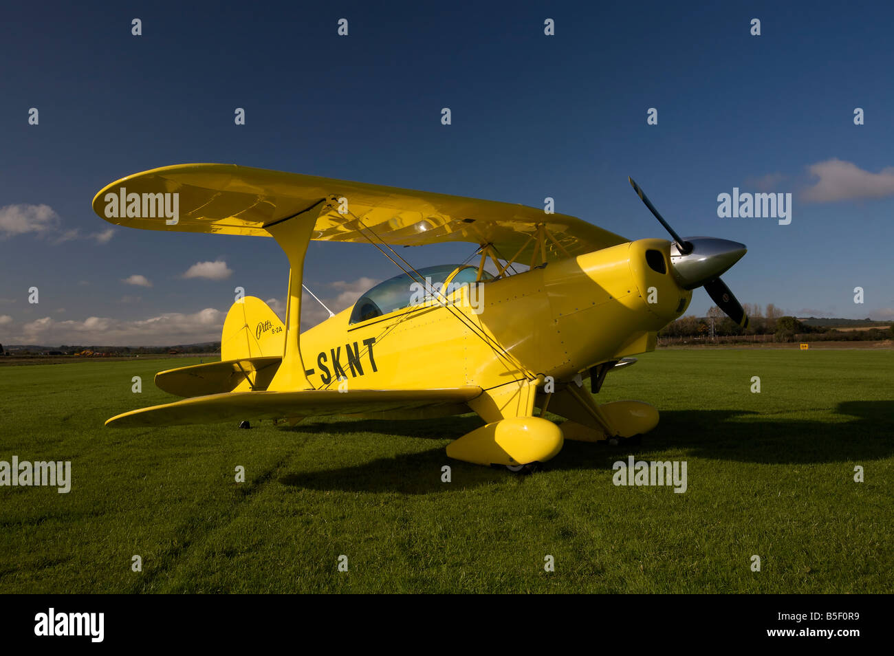 Pitts S2A DUE POSTI velivolo acrobatico Foto Stock