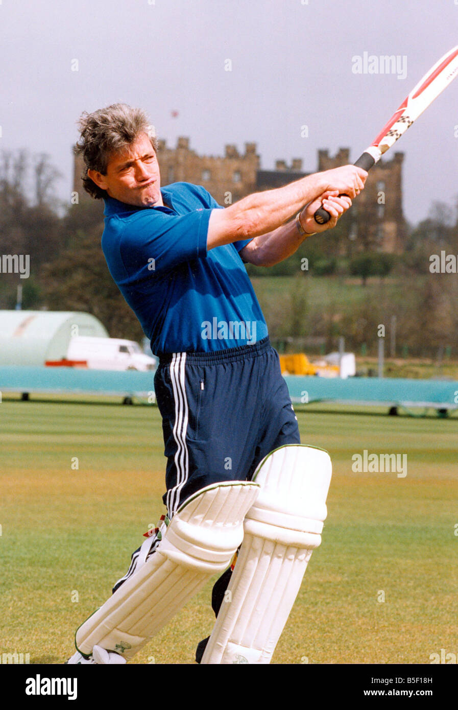Newcastle United s Kevin Keegan a Durham County Cricket Club a Chester le street Durham Foto Stock