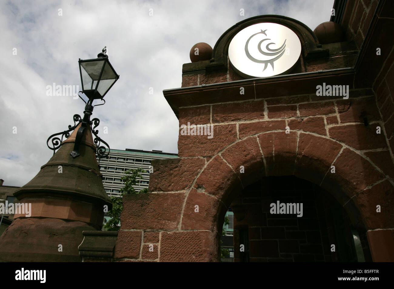 Vista generale del Glasgow Maggie's Centre, un cancro NHS hospital Foto Stock