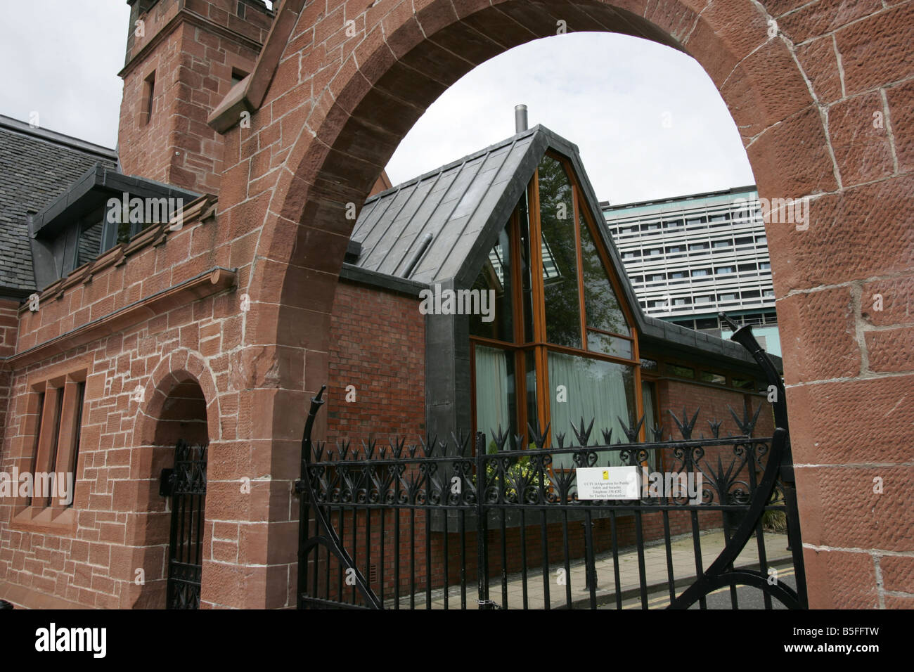 Vista generale del Glasgow Maggie's Centre, un cancro NHS hospital Foto Stock