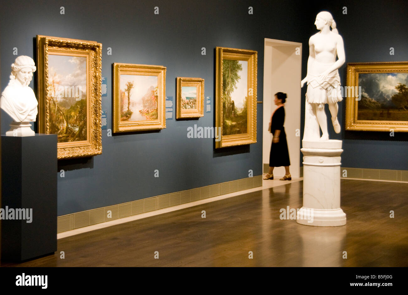 Houston Museum of Fine Arts Gallery of American Pittura e Scultura Foto Stock