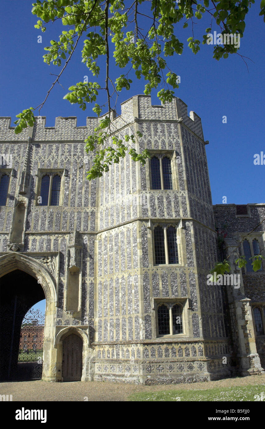 The Gatehouse a St Osyth Priory in Essex Foto Stock