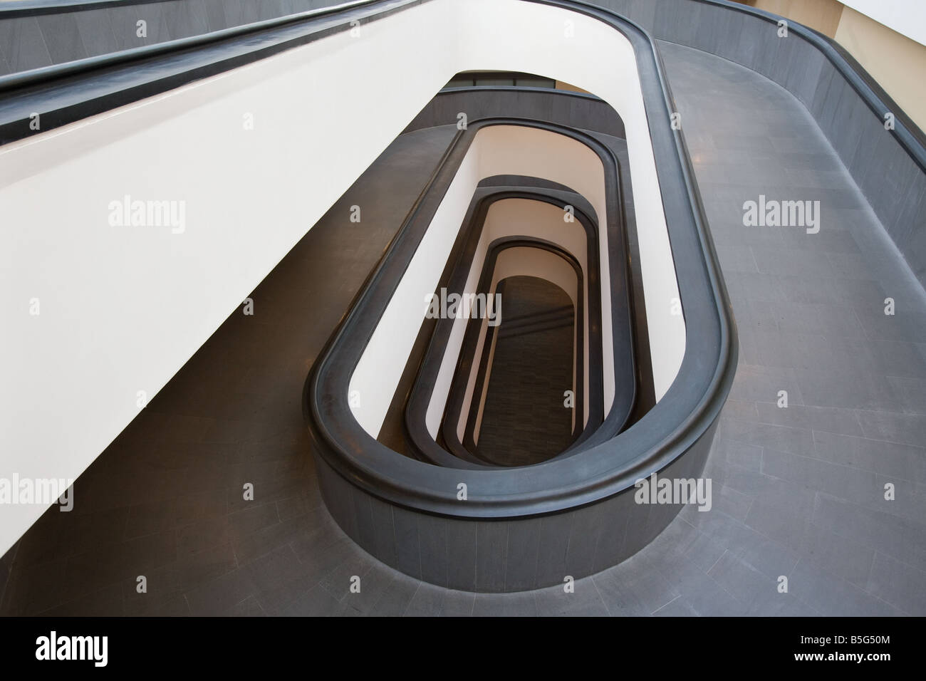 Rampa a spirale Museo Vaticano Roma Italia Foto Stock