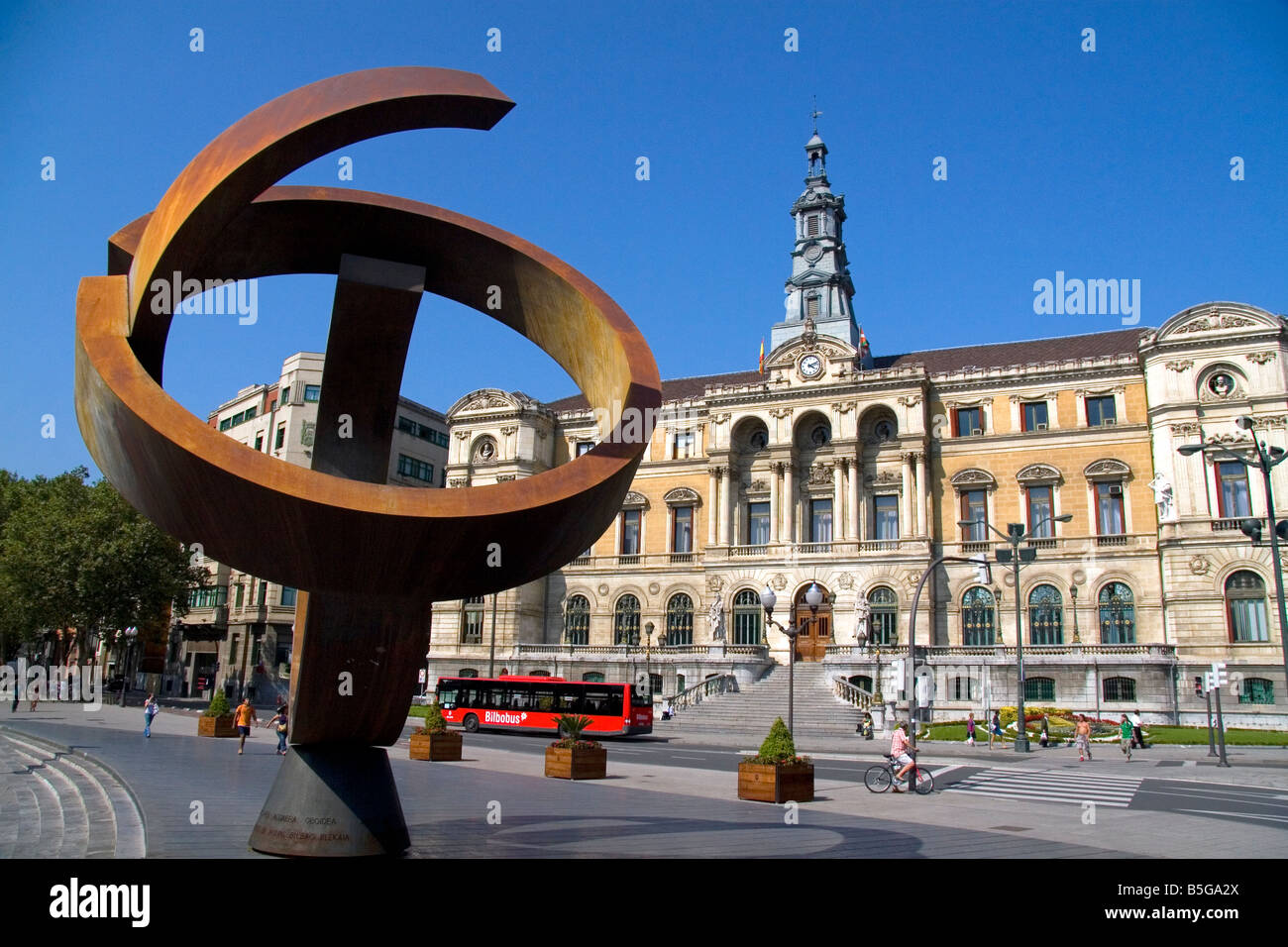 Il Municipio di Bilbao Biscay Paesi baschi Spagna settentrionale Foto Stock
