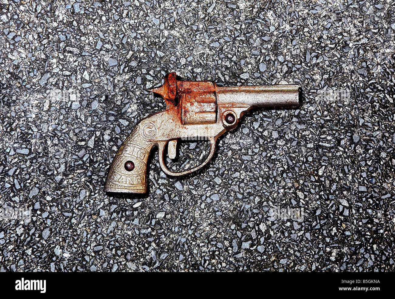 pistola del cappuccio Foto Stock