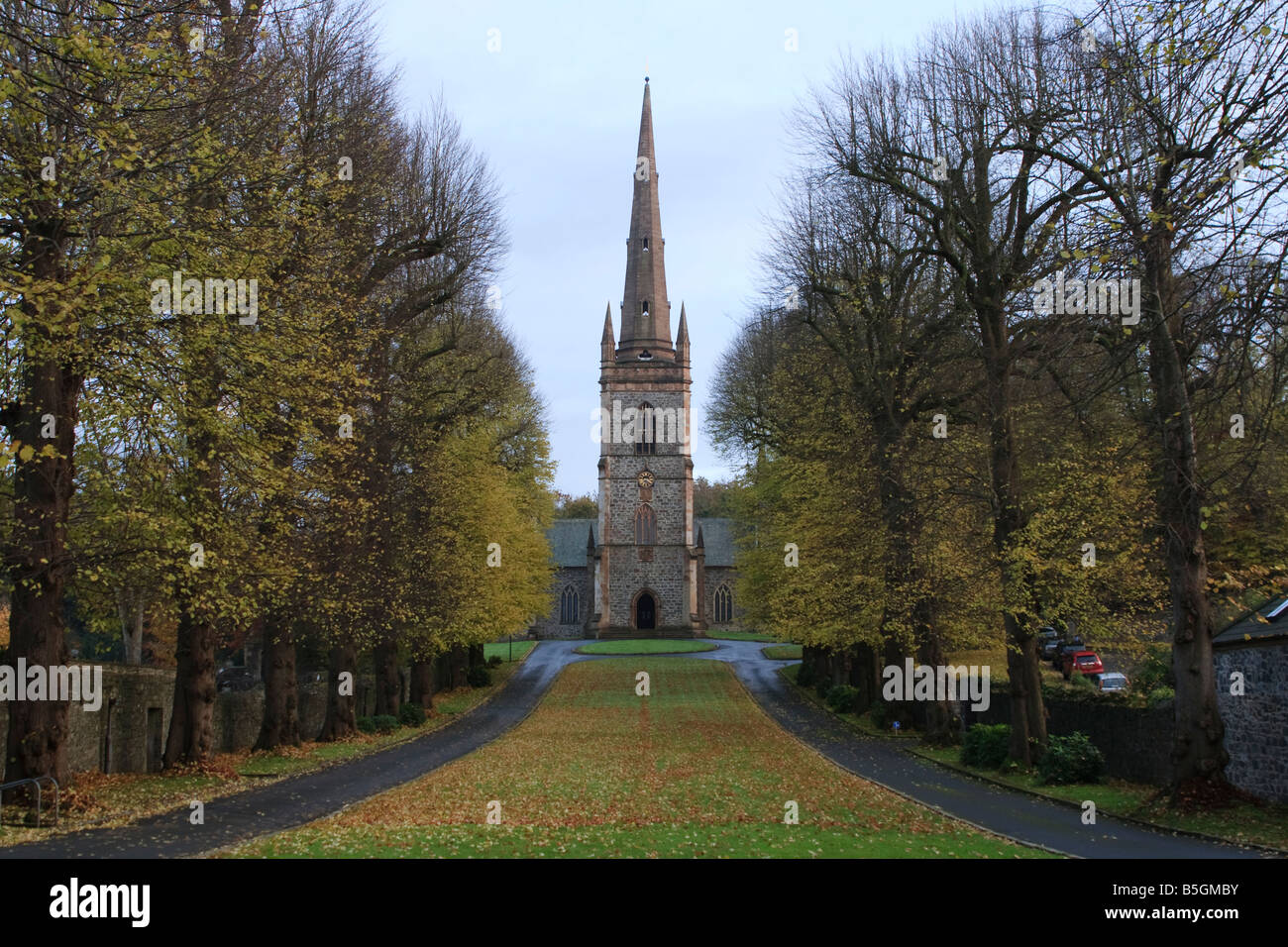 Chiesa Hilsborough in Irlanda del Nord Foto Stock