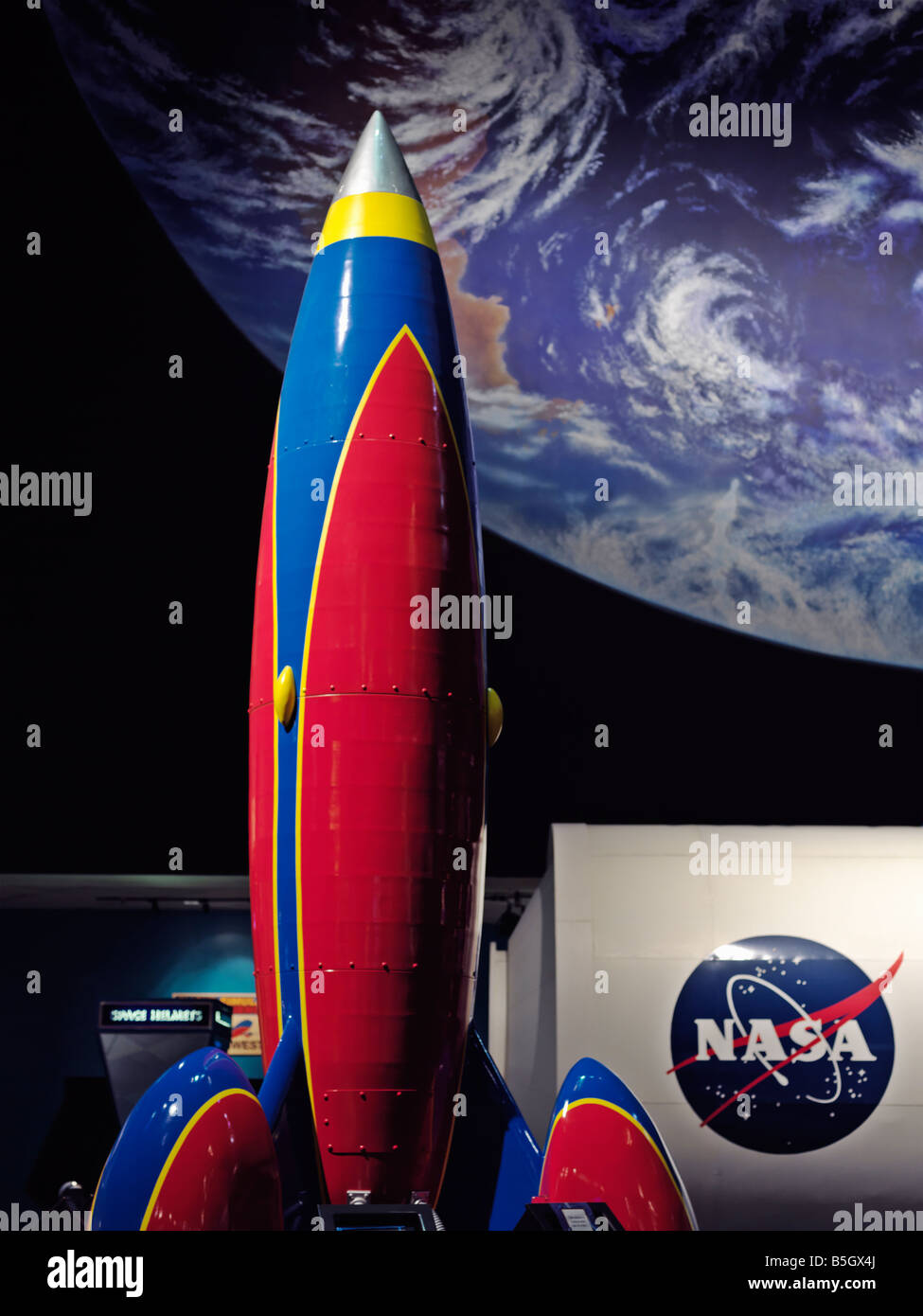 Stati Uniti d'America,Texas,Houston,Space Center Houston NASA Johnson Space Center display della navicella spaziale Foto Stock
