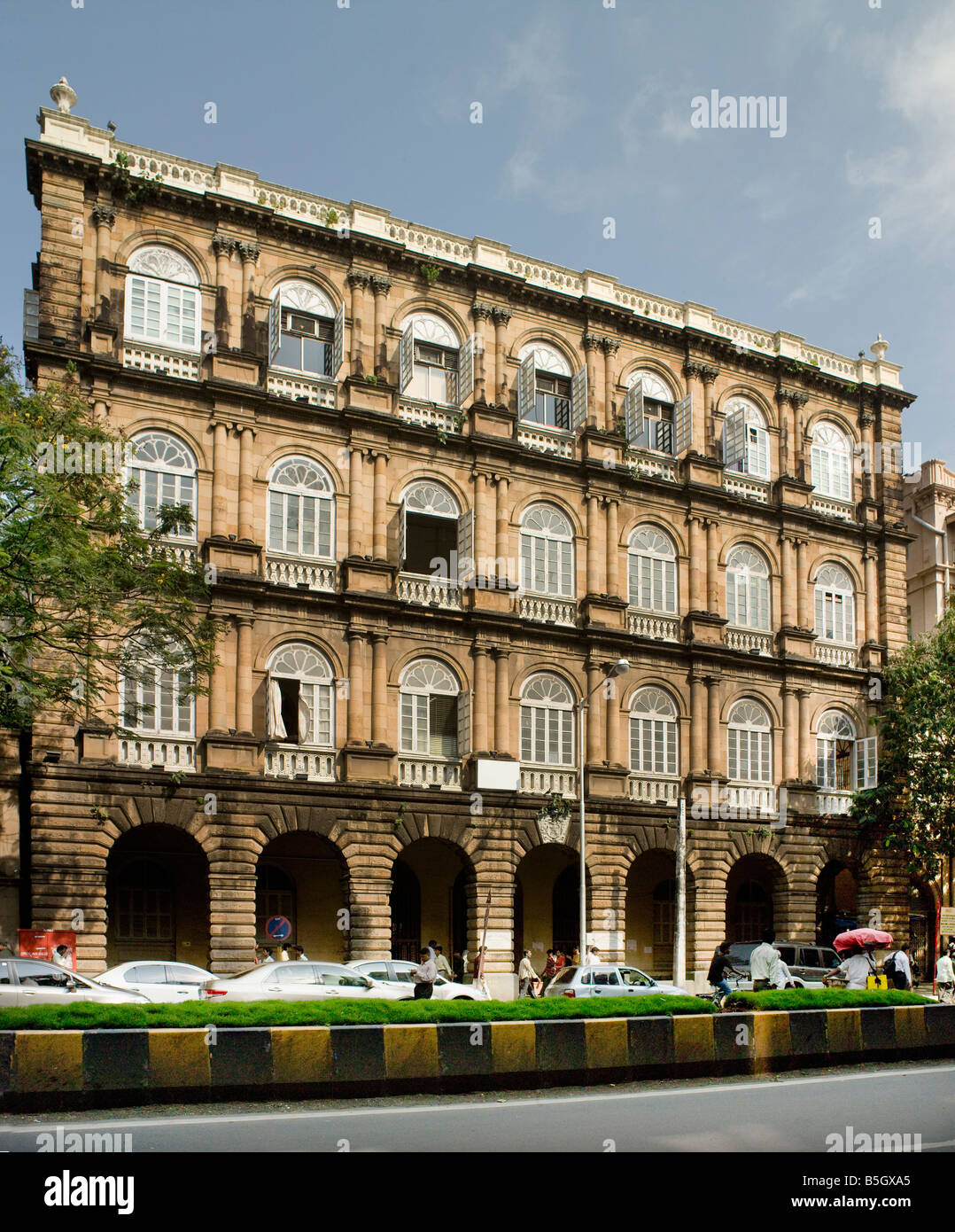 Sir Jametsee Jeejeebhoy Parsee benevolo istituzione fondata 1880 DN Road di Bombay in India Foto Stock