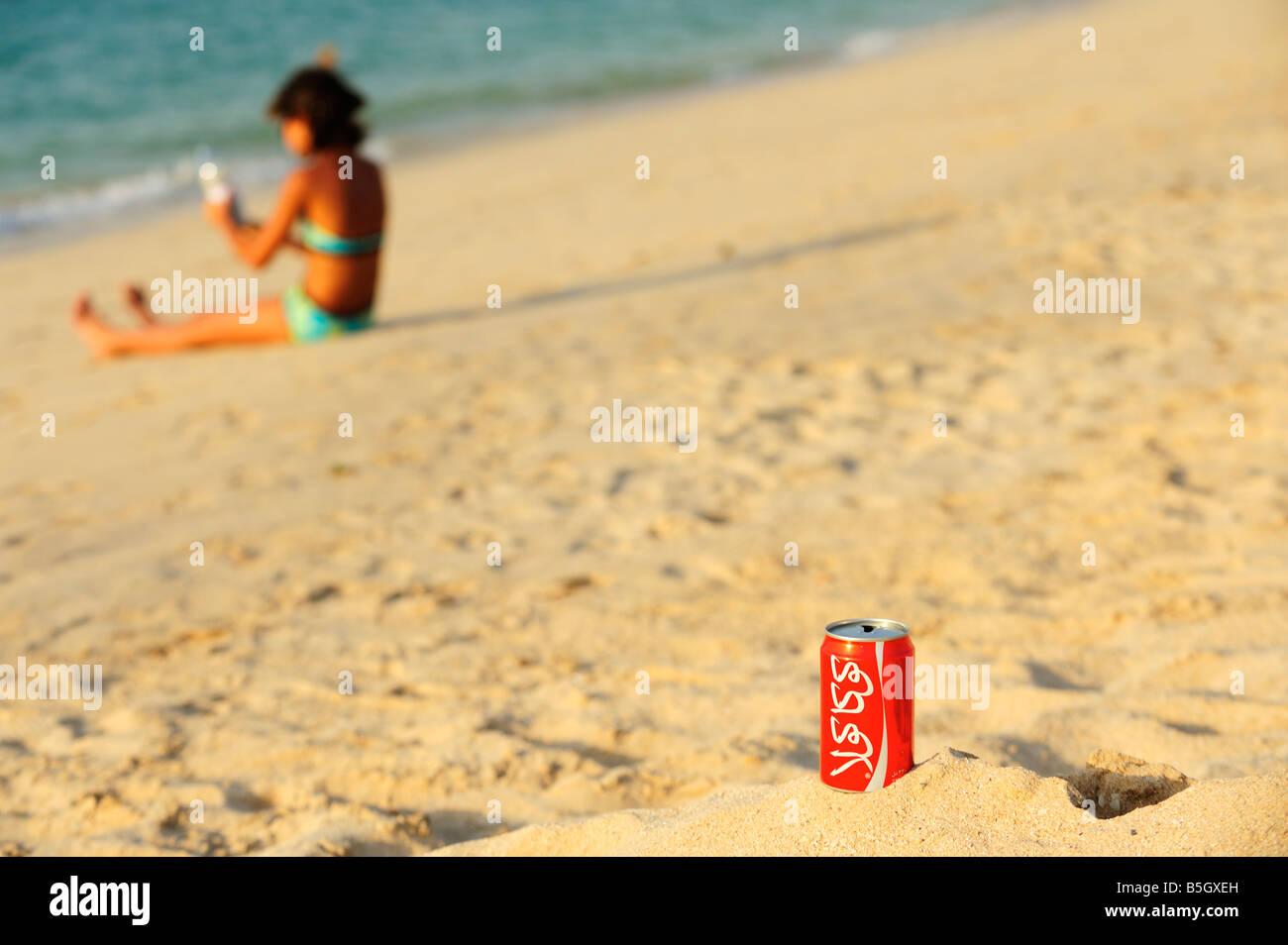 Arabo Coca Cola, Ras Al Khaimah Emirati arabi uniti Foto Stock