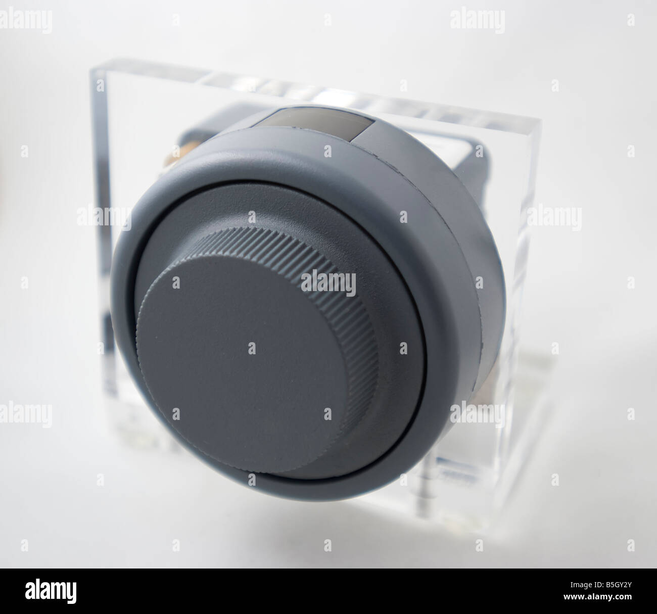 Vista interna della Kaba Mas X 09 elettronico di bloccaggio di sicurezza Foto Stock