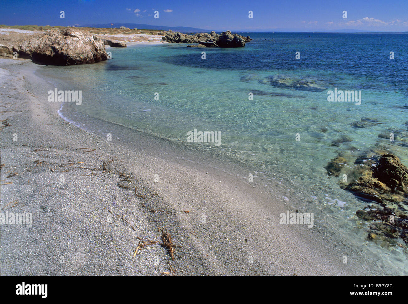 L'Isola di Mal di Ventre Park, Oristano, Sardegna, Italia Foto Stock