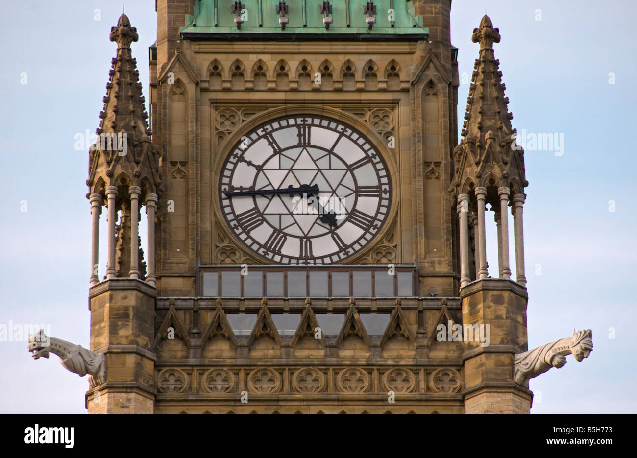 La pace torre del parlamento canadese ad Ottawa in Canada Foto Stock