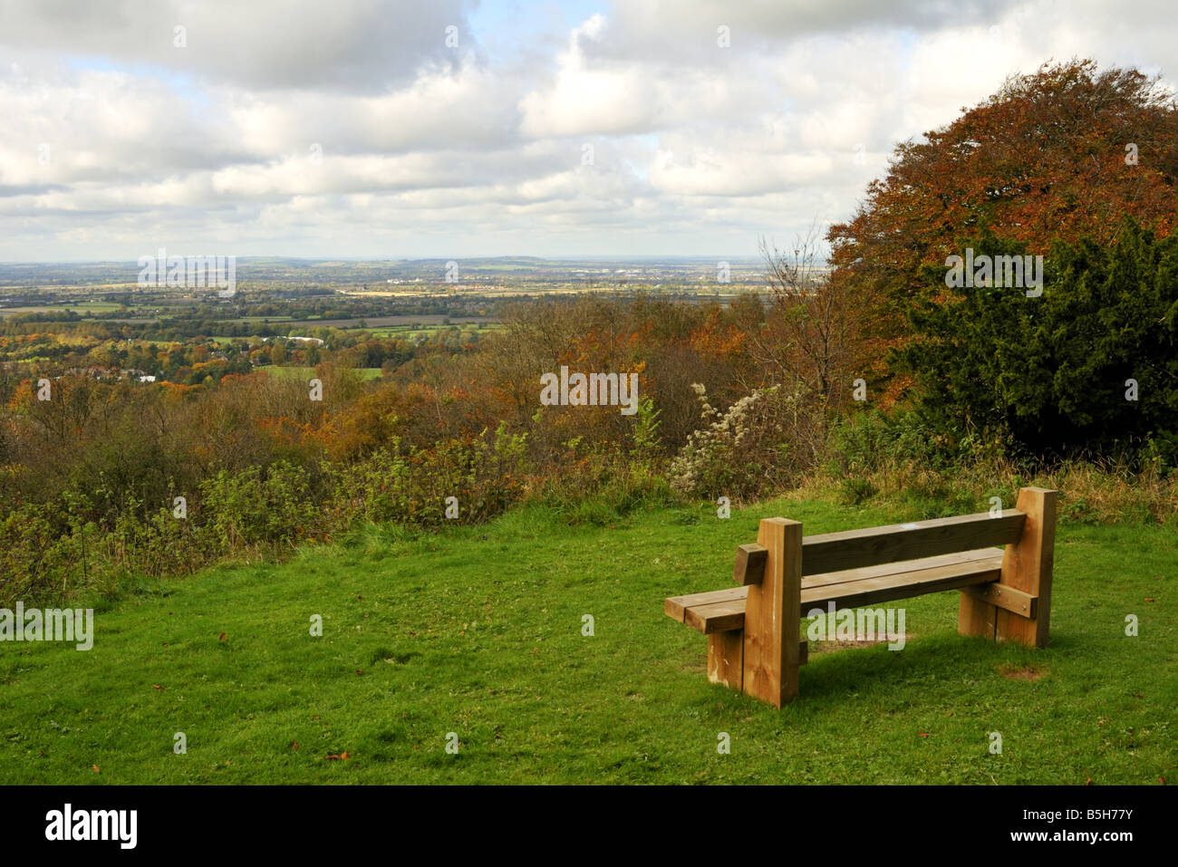 Aylesbury Vale nell'autunno del Regno Unito Foto Stock