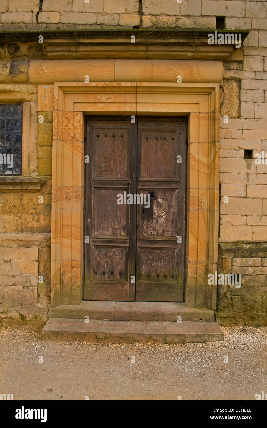 Porta-bolsover castle Foto Stock