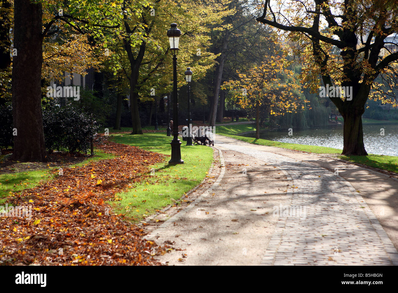 Parco Leopold in autunno Foto Stock