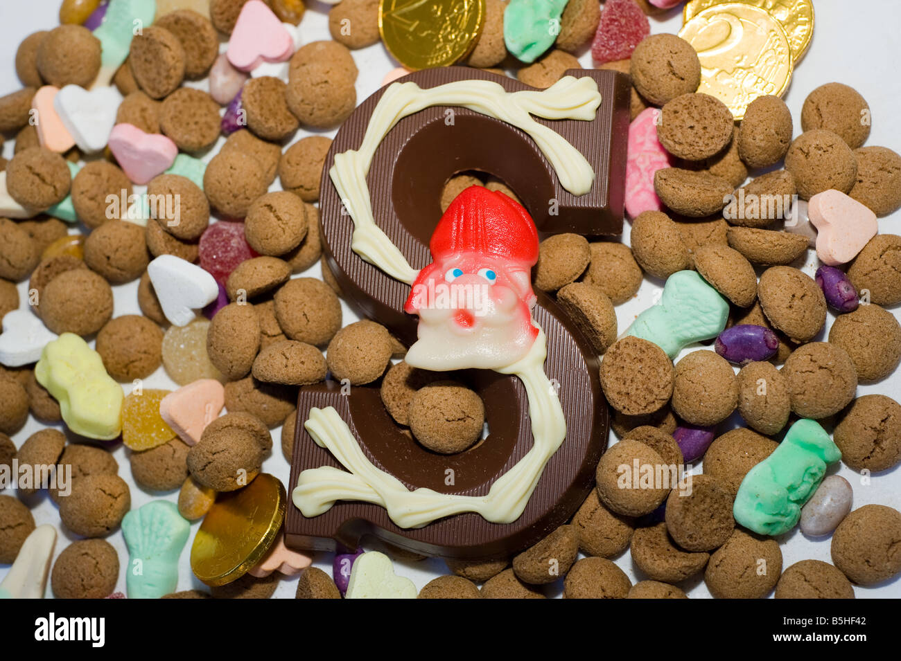 Un sacco di caramelle per la celebrazione Sinterklaas Foto Stock