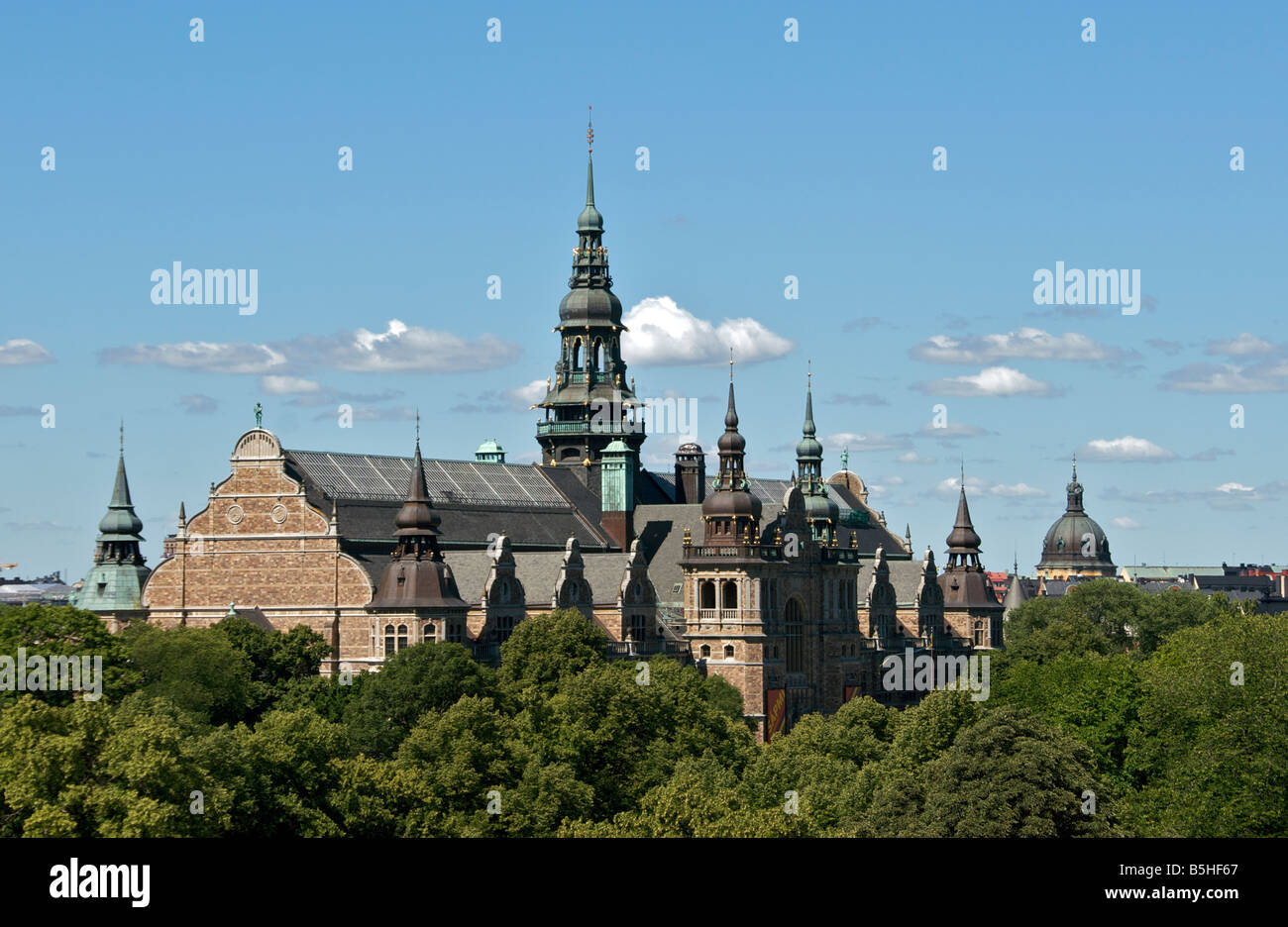 Museo Nordiska Djurgarden Stoccolma Svezia Foto Stock