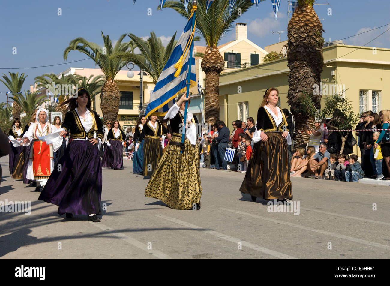 Parata di giorno di OXI Foto Stock