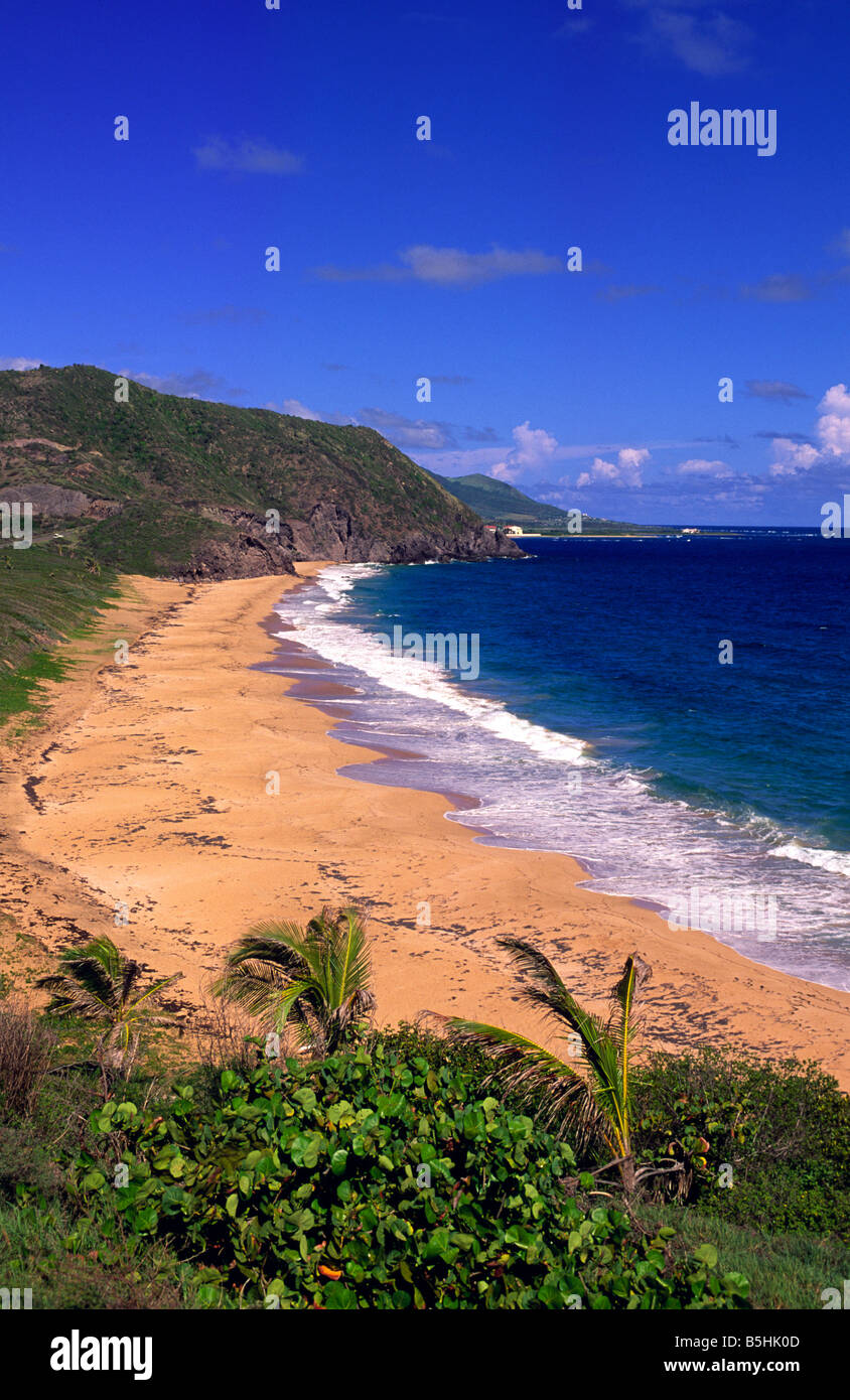 Nord Frigate Bay Beach St Kitts Foto Stock