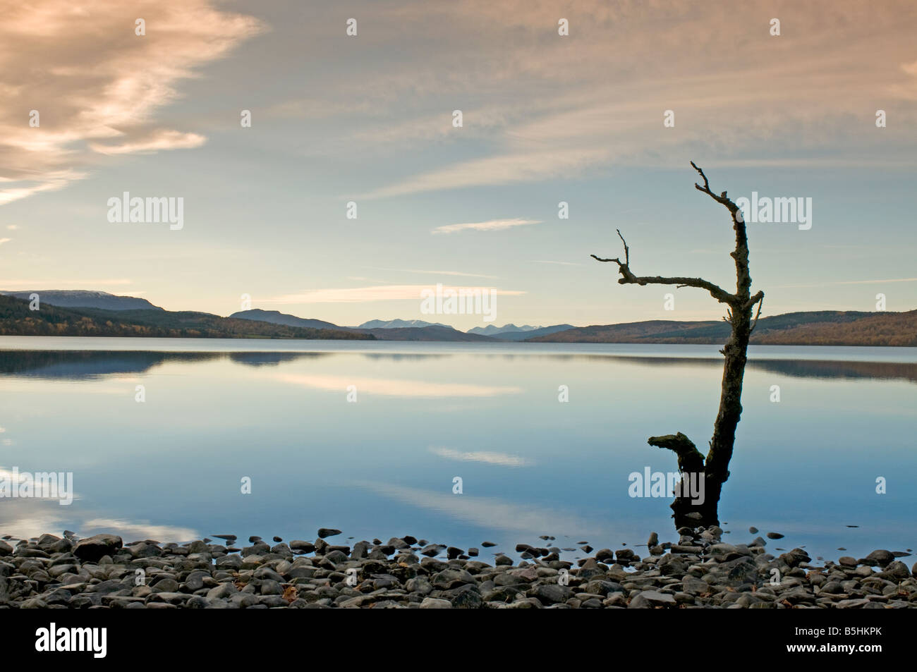 Loch Rannoch Perthshire Tayside Regione Scozia UK SCO 1109 Foto Stock