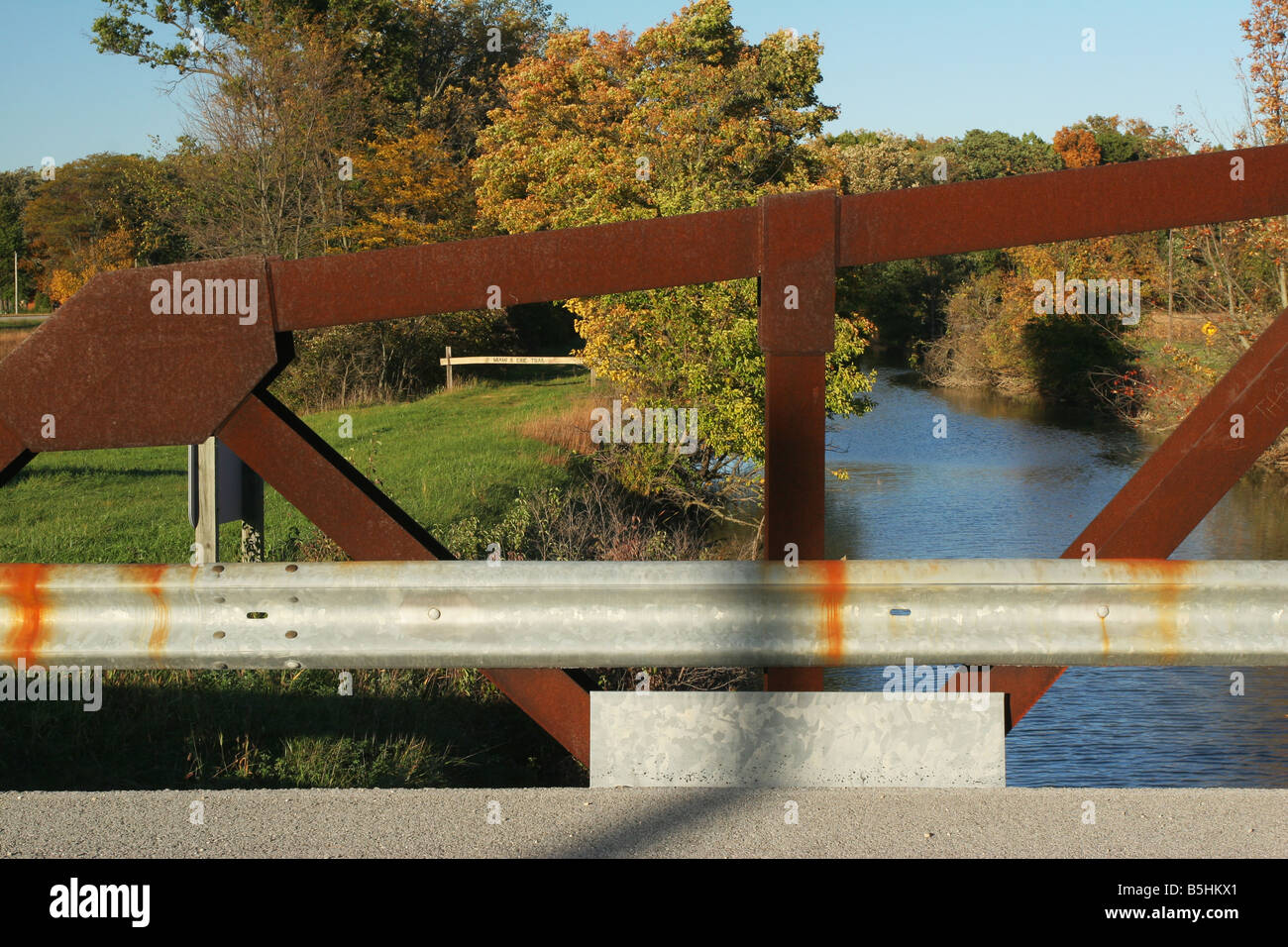 Bloody Bridge St Marys Ohio il folklore di un 1850s assassinio al Miami Canale Erie Foto Stock