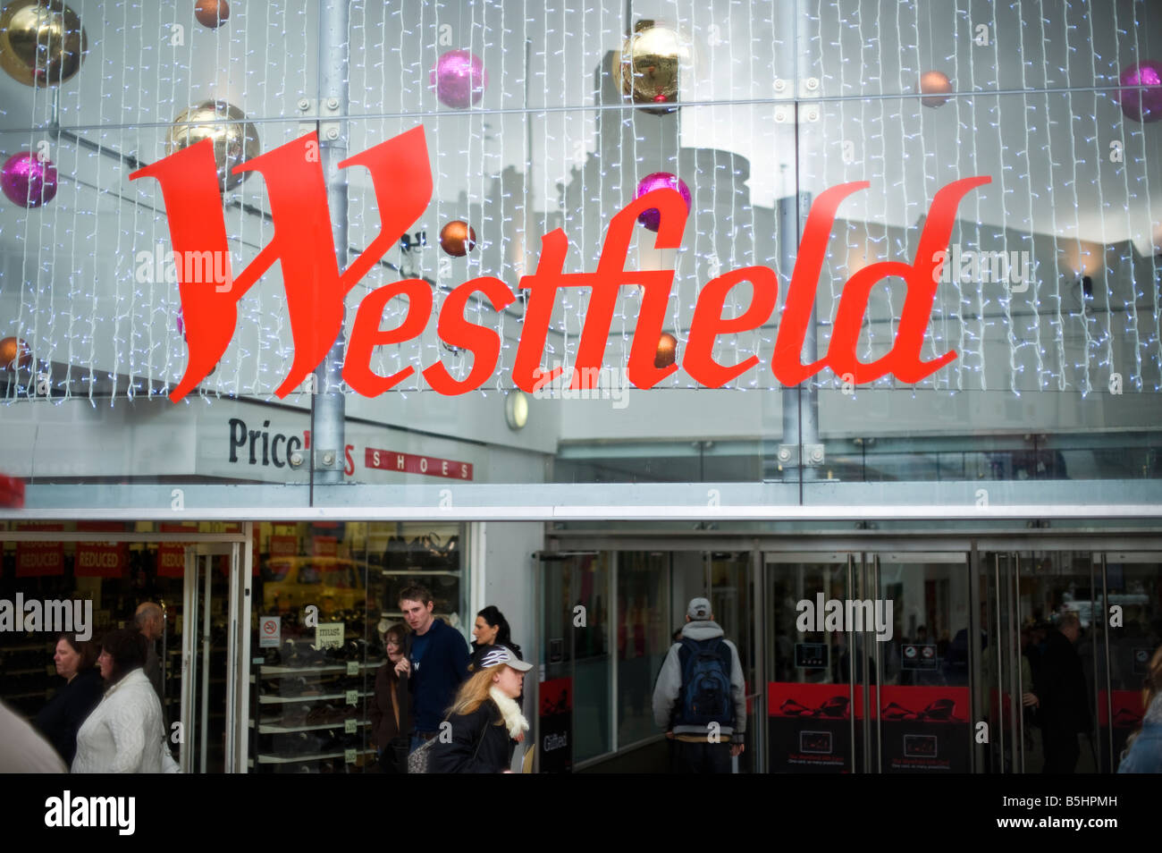 Il centro commerciale Westfield per uso editoriale Foto Stock