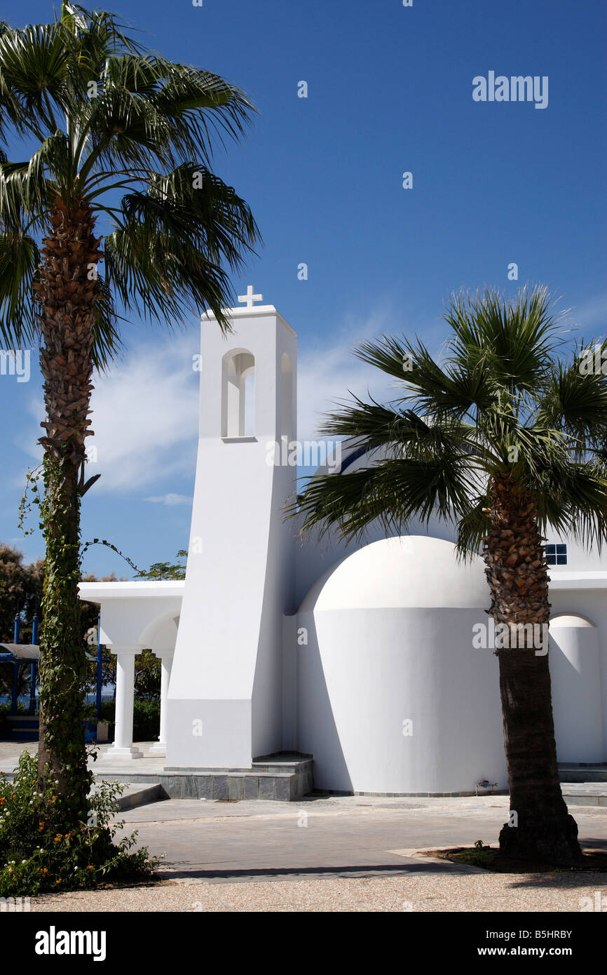 La chiesa presso il porto di Agia Napa Cipro mediterraneo Foto Stock