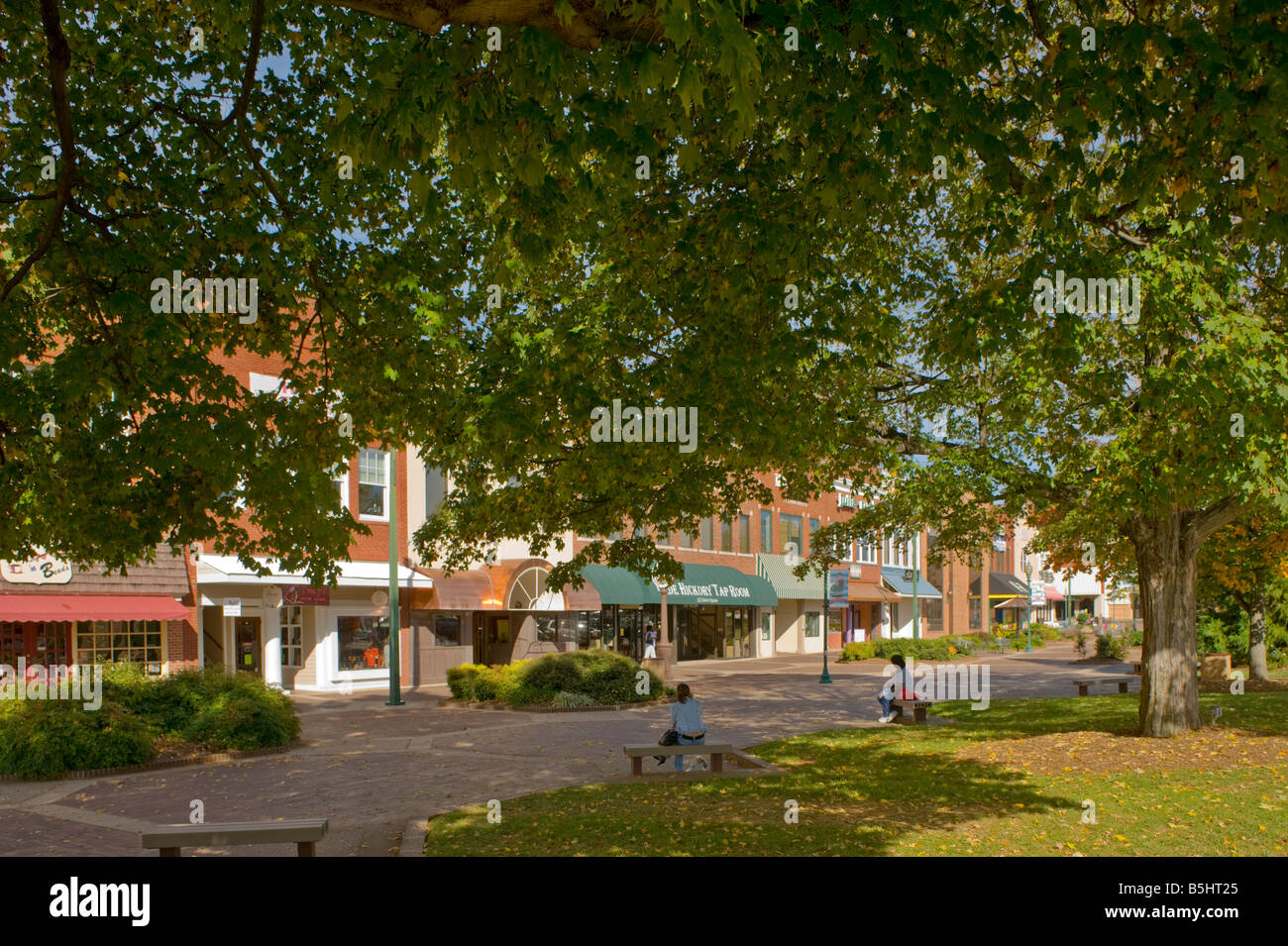 Union Square, Hickory, North Carolina, STATI UNITI D'AMERICA Foto Stock