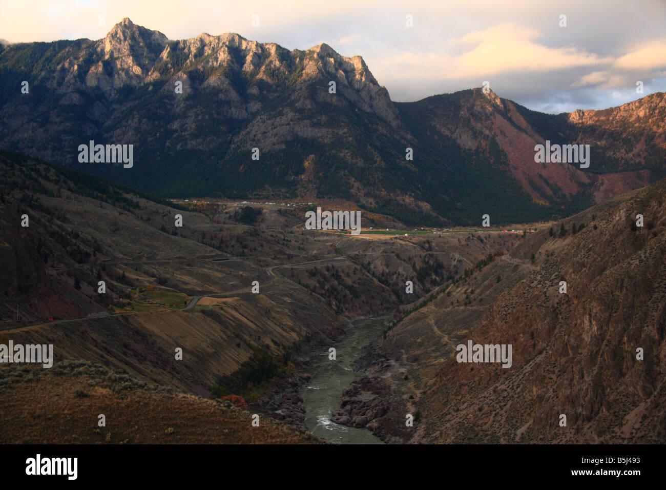 Paesaggio secco a Cache Creek, British Columbia Foto Stock