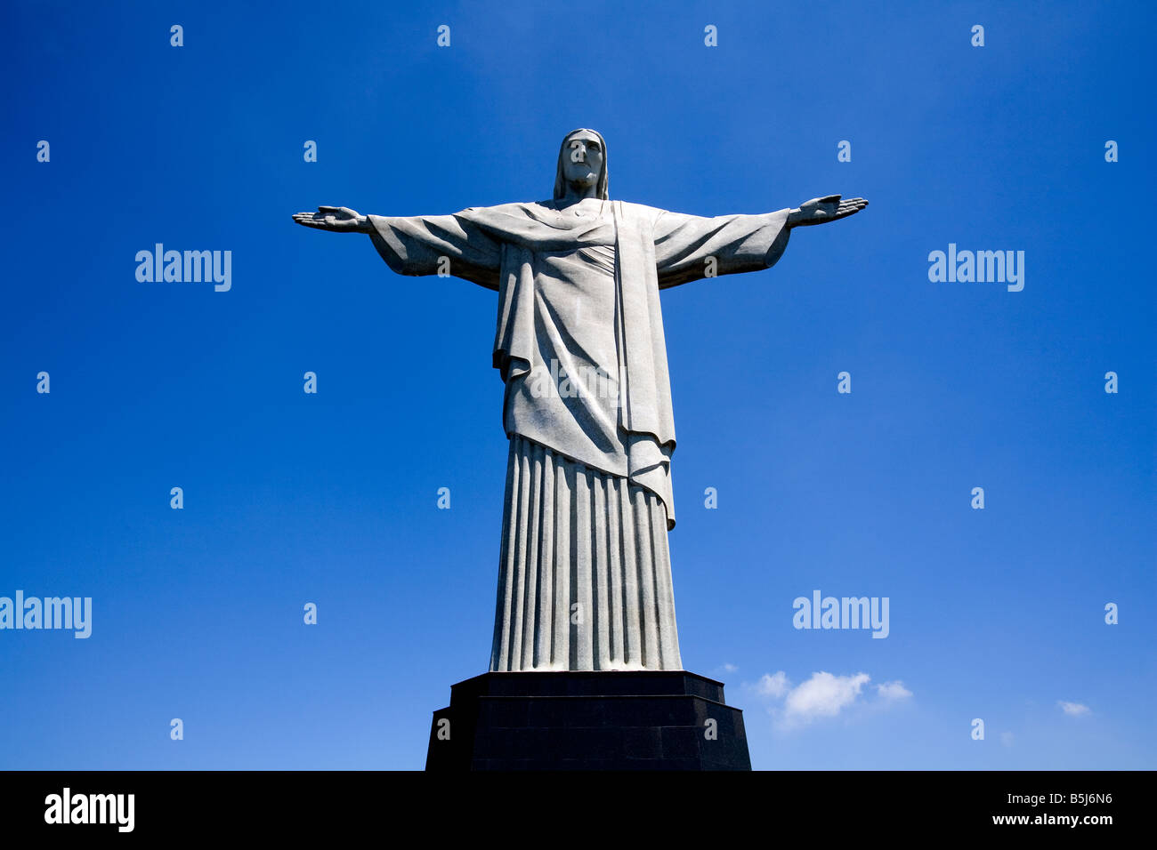 Statua di Cristo a Rio de Janeiro in Brasile Foto Stock