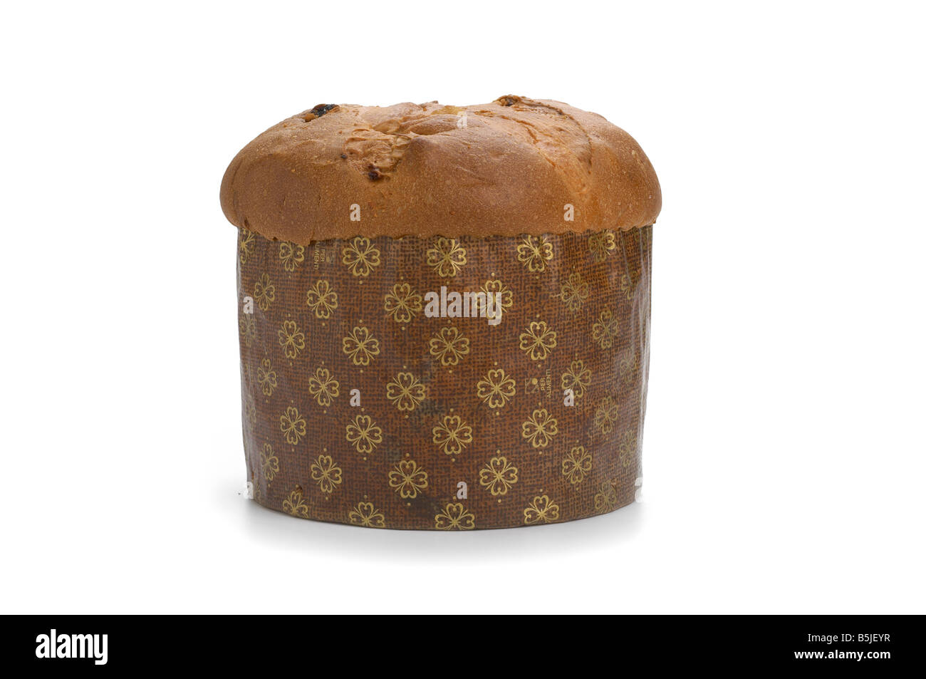 Il Panettone italiano torta di Natale Foto Stock