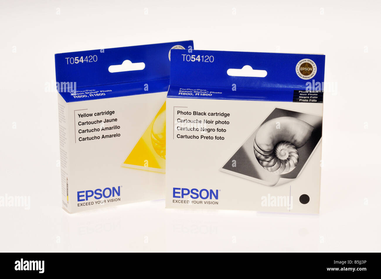 Epson cartucce di inchiostro per stampante a getto di inchiostro Foto Stock