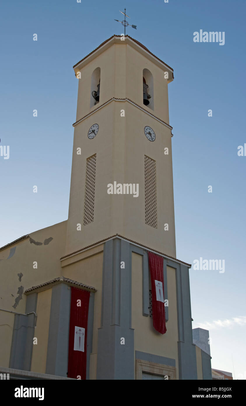 La Iglesia Sant Jaume a Guardamar del Segura in Spagna chiesa di St James spagnolo chiese Foto Stock