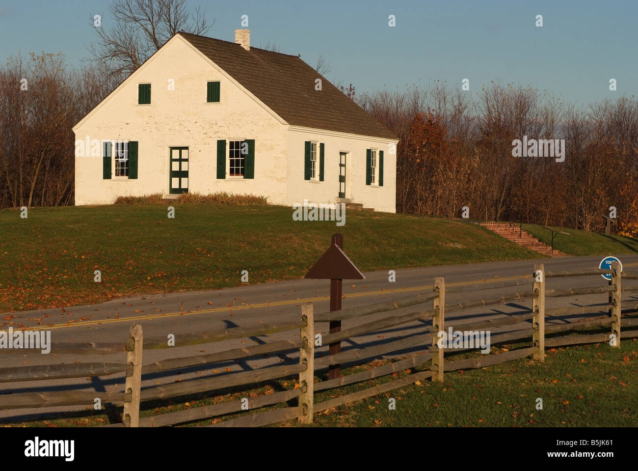 Antietam National Battlefield National Historic Park Washington County Maryland Dunker Chiesa Foto Stock