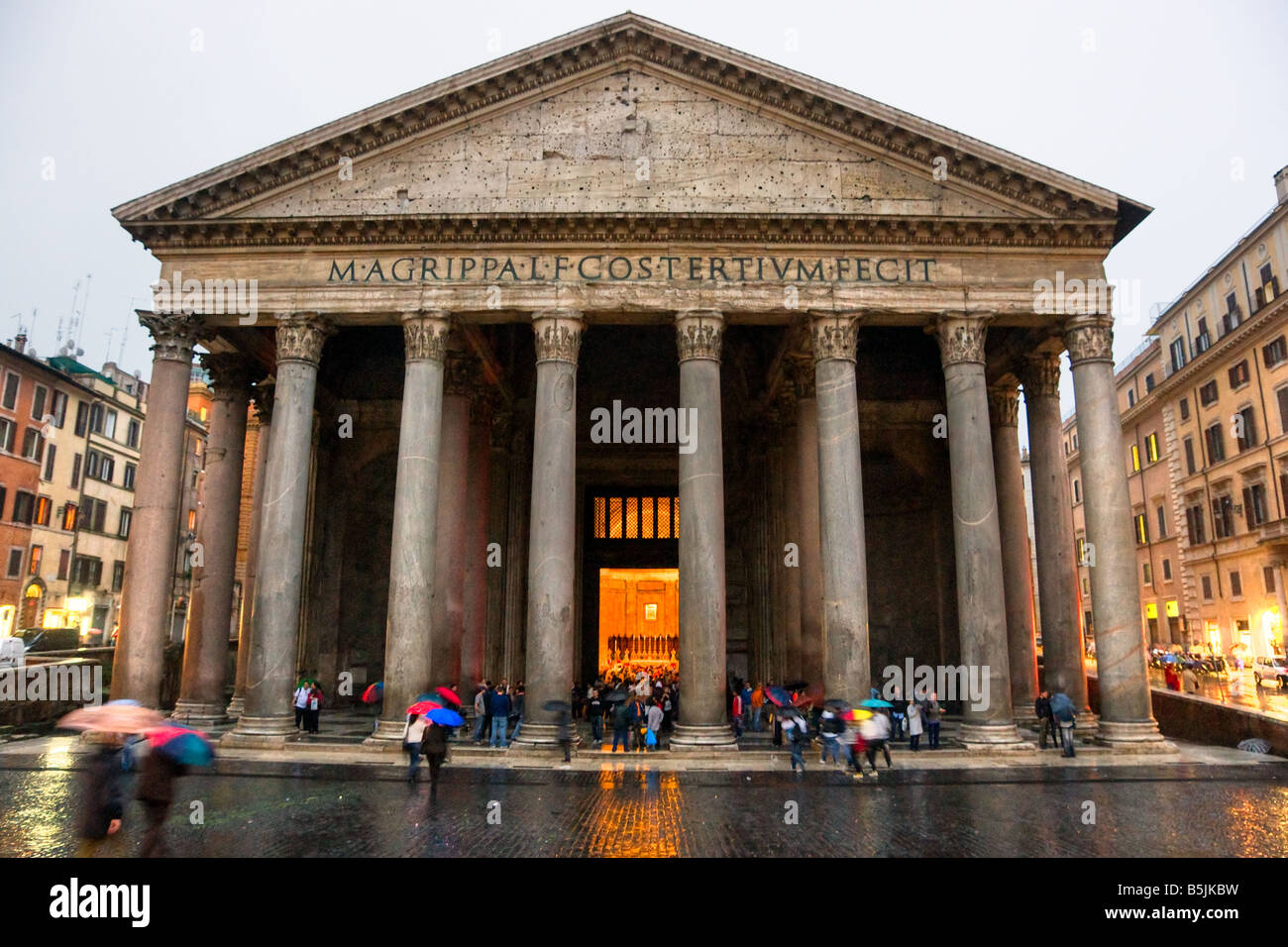 All'interno del Pantheon Roma Italia Foto Stock