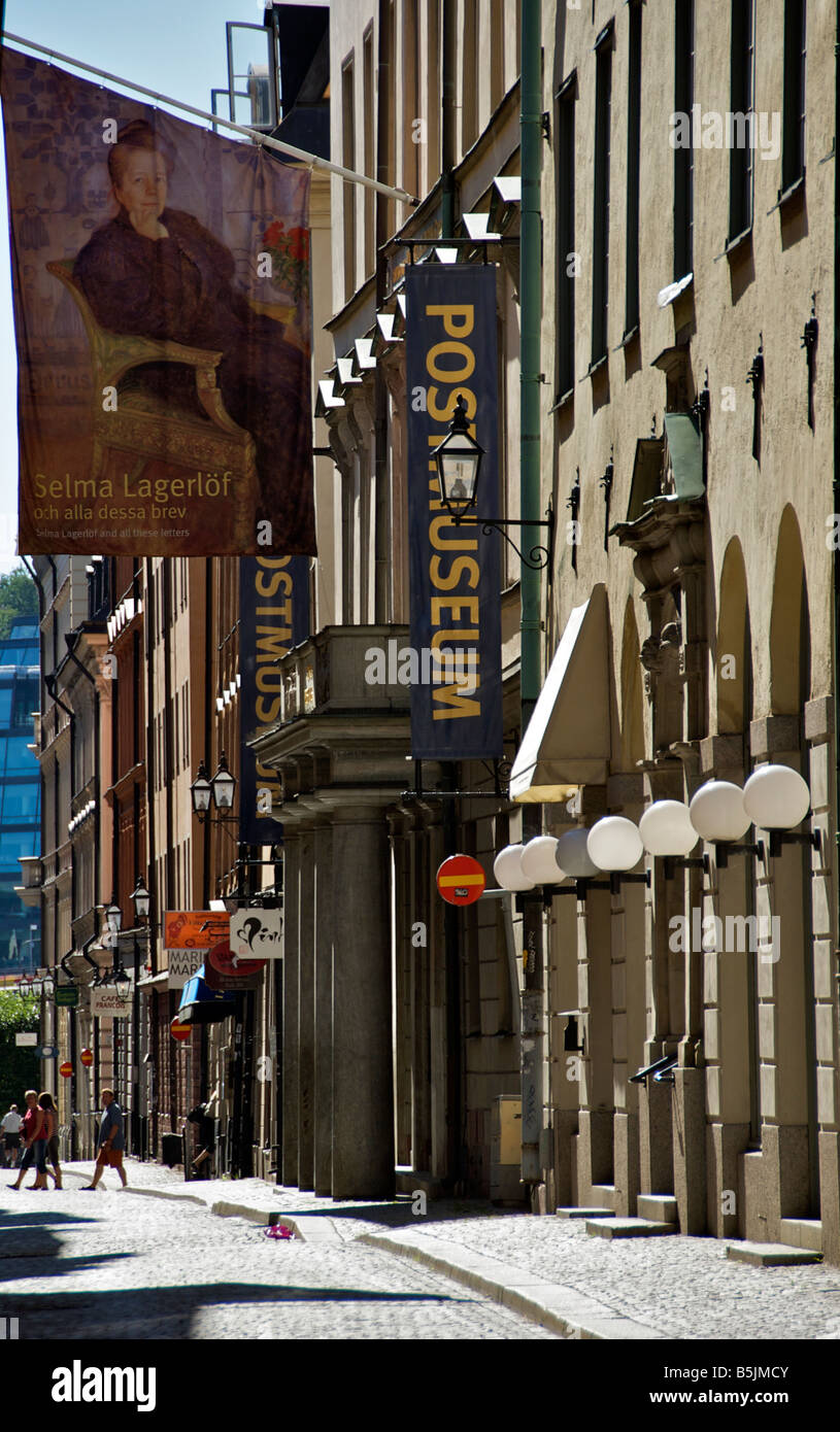 Il museo postale Munkbrogaten Gamla Stan Stoccolma Svezia Foto Stock