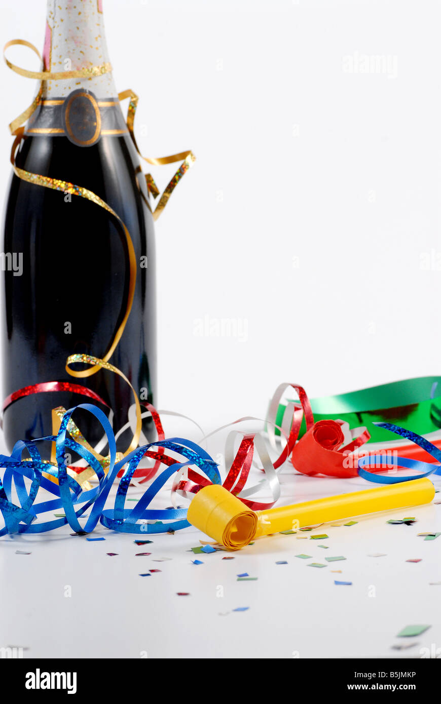 Champagne per il nuovo anno vigilie Foto Stock